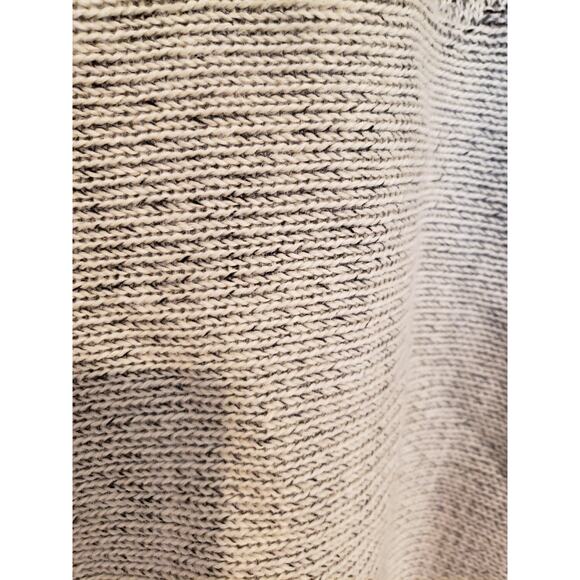 Simply Natural Peru 100% Alpaca Cardigan Sz Medium Open Front Gray Chunky Knit - Picture 7 of 13